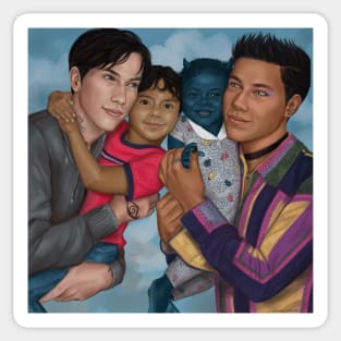 Malec Family Portrait Sticker